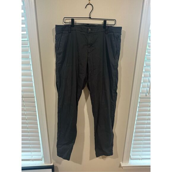 Lululemon Commission Pant Classic *Swift Cotton 34" Size 36 Gray - Picture 1 of 7